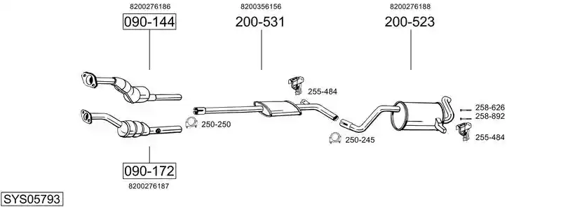 BOSAL SYS05793