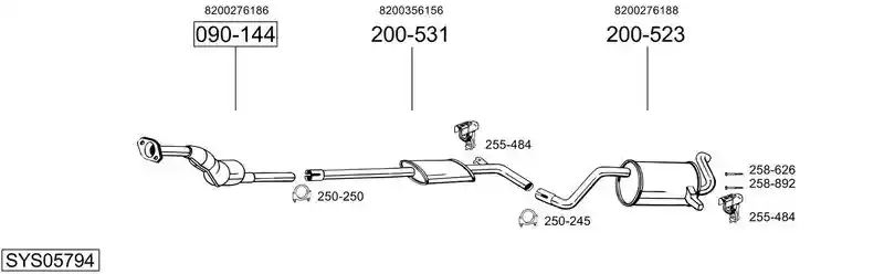 BOSAL SYS05794