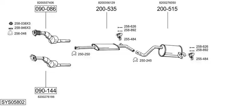 BOSAL SYS05802