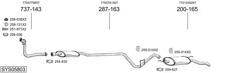 BOSAL SYS05803