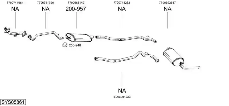 BOSAL SYS05861
