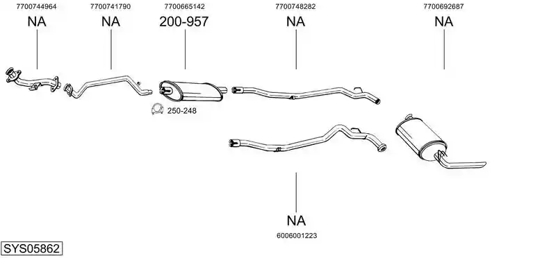 BOSAL SYS05862