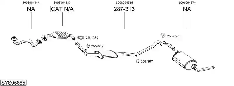 BOSAL SYS05865