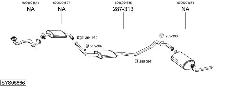 BOSAL SYS05866