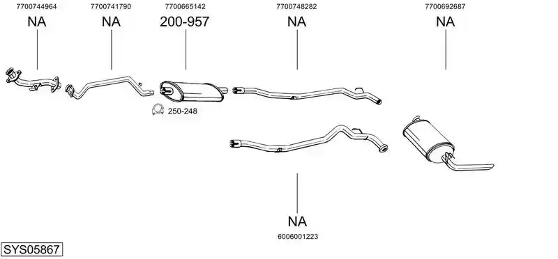 BOSAL SYS05867