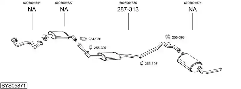 BOSAL SYS05871