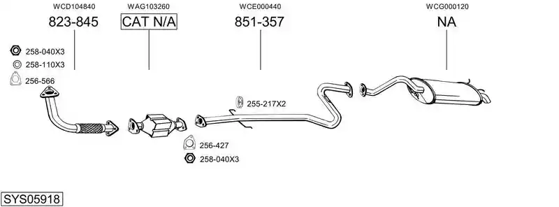BOSAL SYS05918