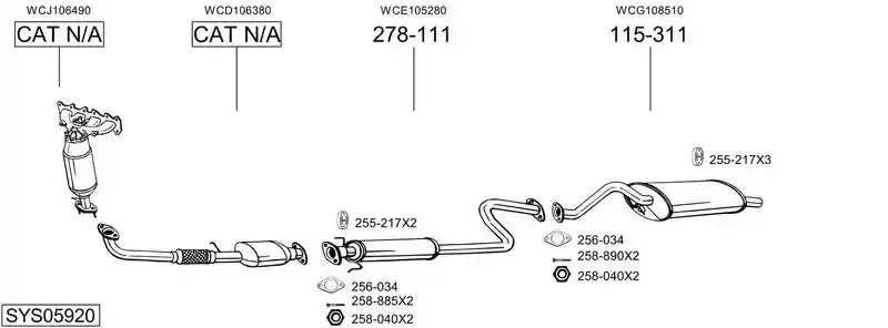 BOSAL SYS05920