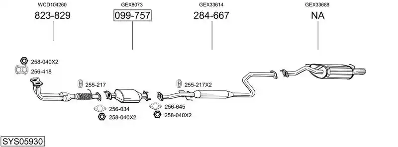 BOSAL SYS05930