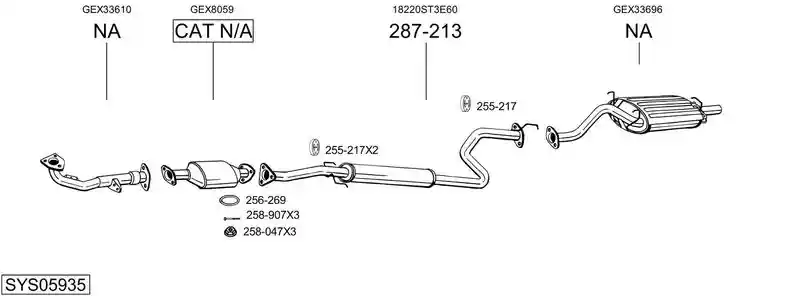 BOSAL SYS05935
