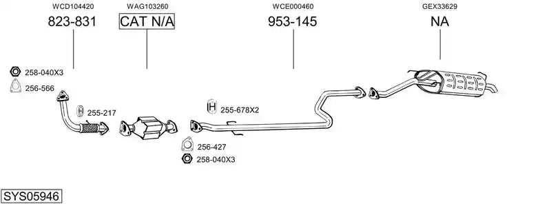 BOSAL SYS05946