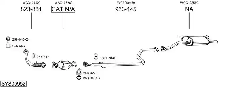 BOSAL SYS05952