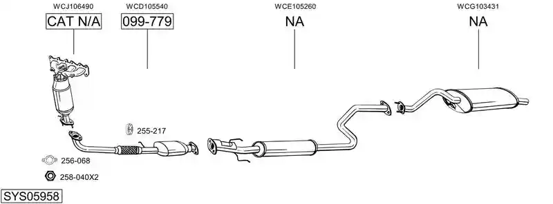BOSAL SYS05958