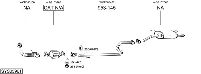 BOSAL SYS05961