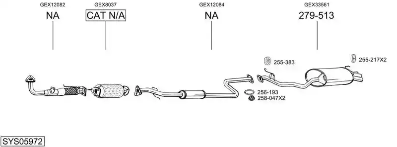 BOSAL SYS05972