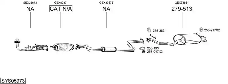 BOSAL SYS05973
