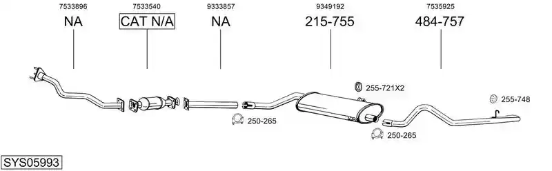 BOSAL SYS05993