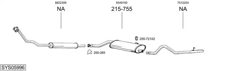 BOSAL SYS05996