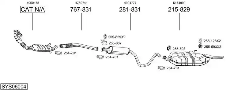 BOSAL SYS06004