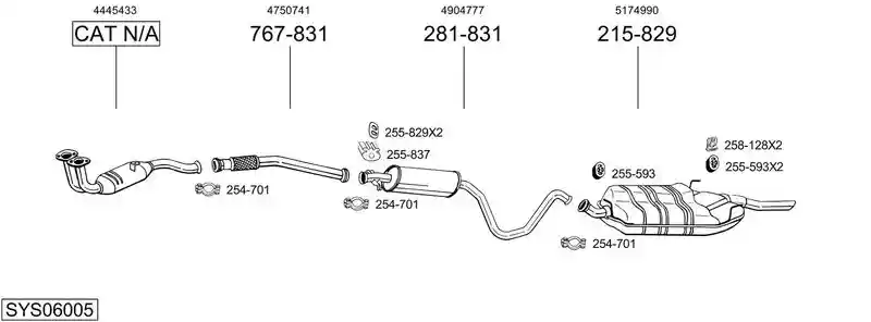 BOSAL SYS06005