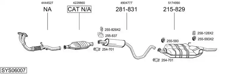 BOSAL SYS06007