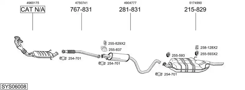 BOSAL SYS06008