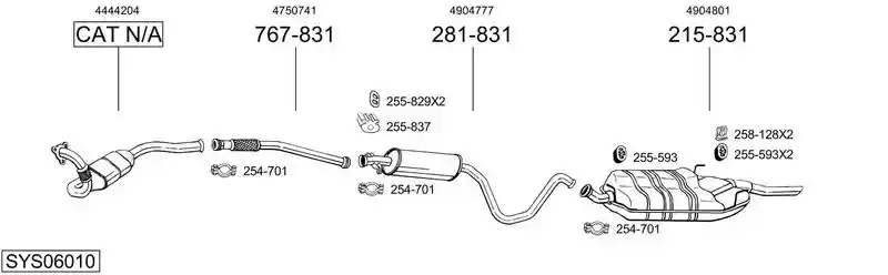 BOSAL SYS06010