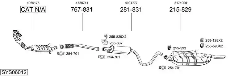 BOSAL SYS06012