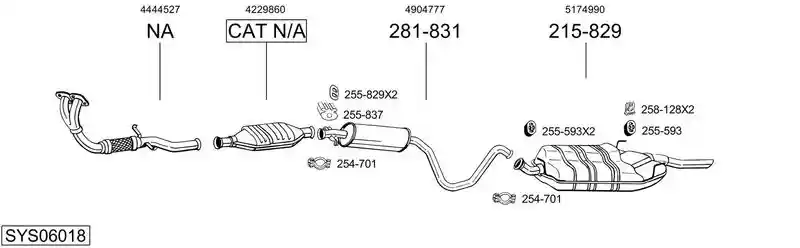 BOSAL SYS06018