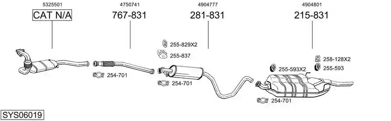 BOSAL SYS06019