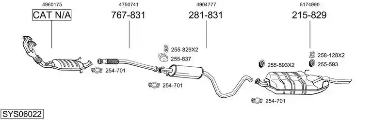BOSAL SYS06022