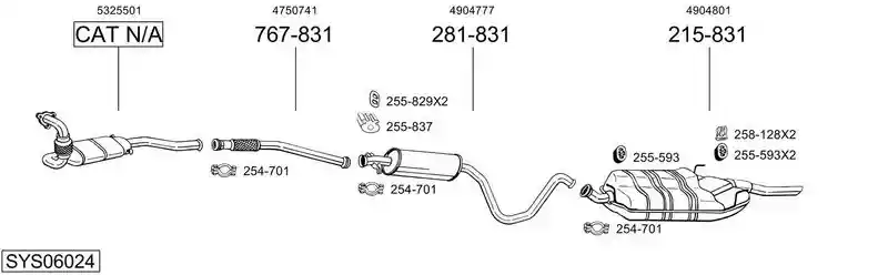 BOSAL SYS06024