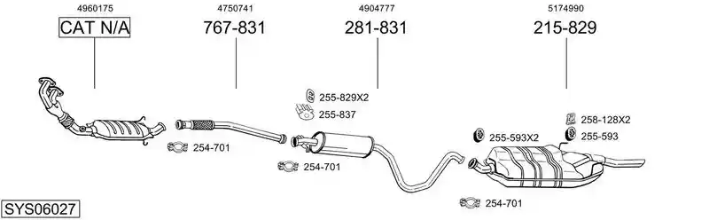 BOSAL SYS06027