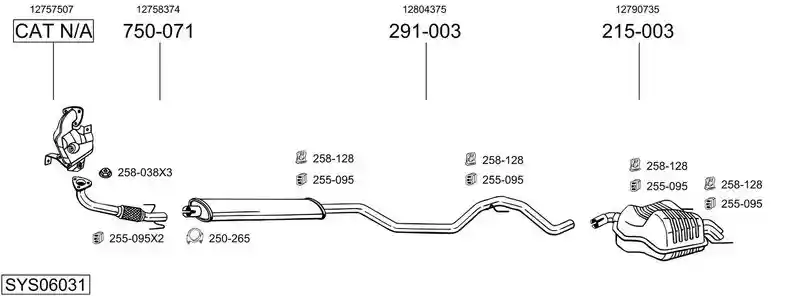 BOSAL SYS06031
