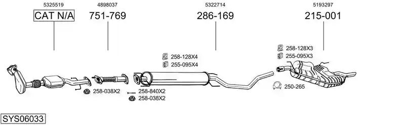 BOSAL SYS06033