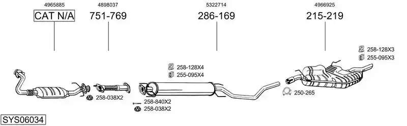 BOSAL SYS06034