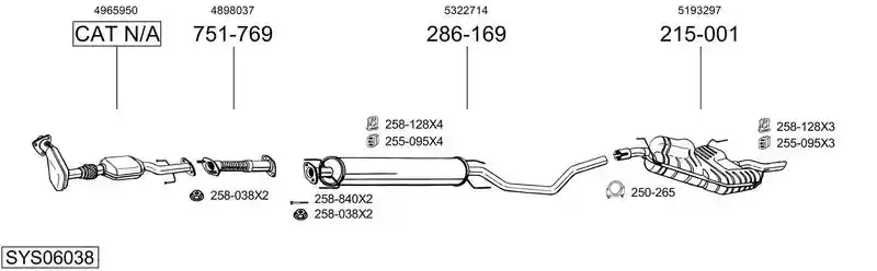 BOSAL SYS06038