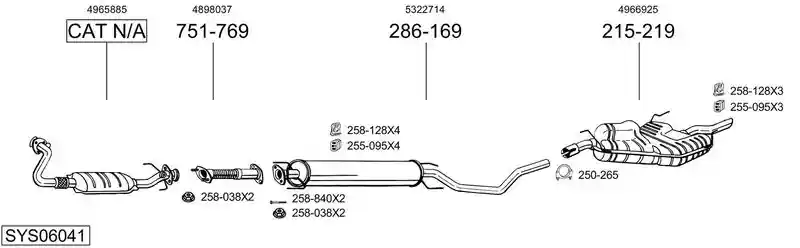 BOSAL SYS06041