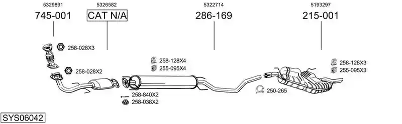 BOSAL SYS06042