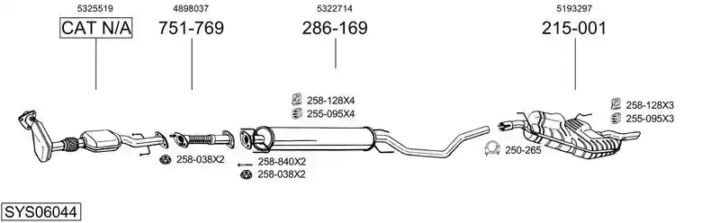 BOSAL SYS06044