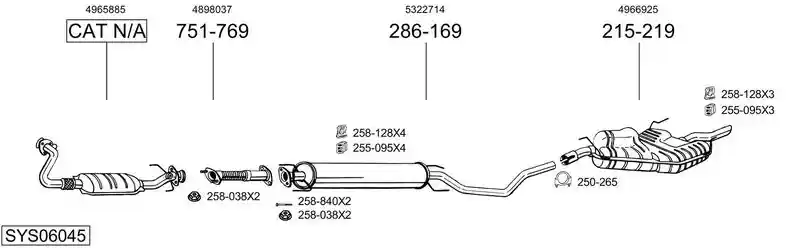 BOSAL SYS06045