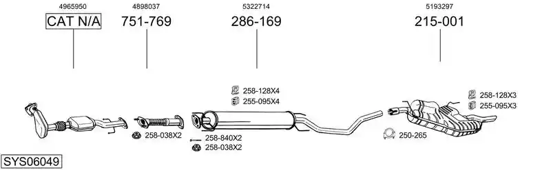 BOSAL SYS06049