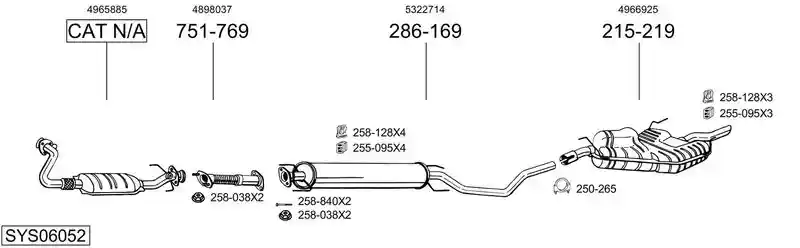 BOSAL SYS06052