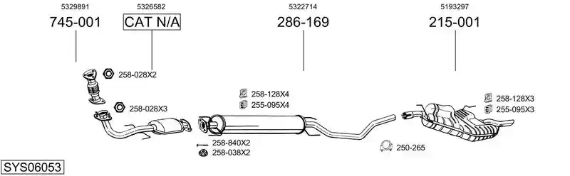 BOSAL SYS06053