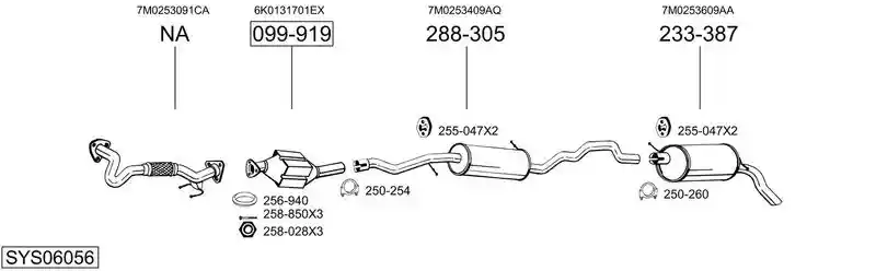 BOSAL SYS06056