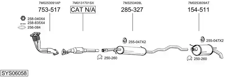 BOSAL SYS06058