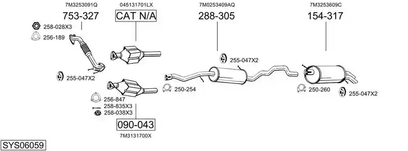 BOSAL SYS06059