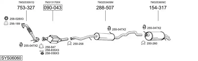 BOSAL SYS06060
