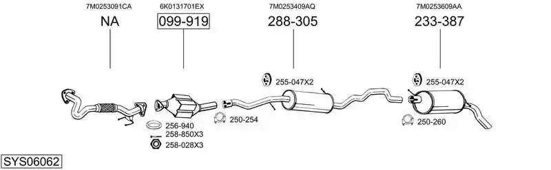 BOSAL SYS06062