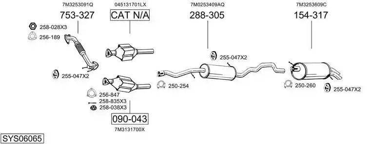 BOSAL SYS06065